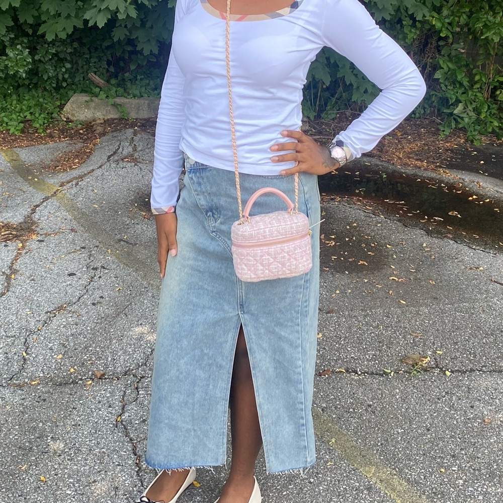 Long denim Skirt